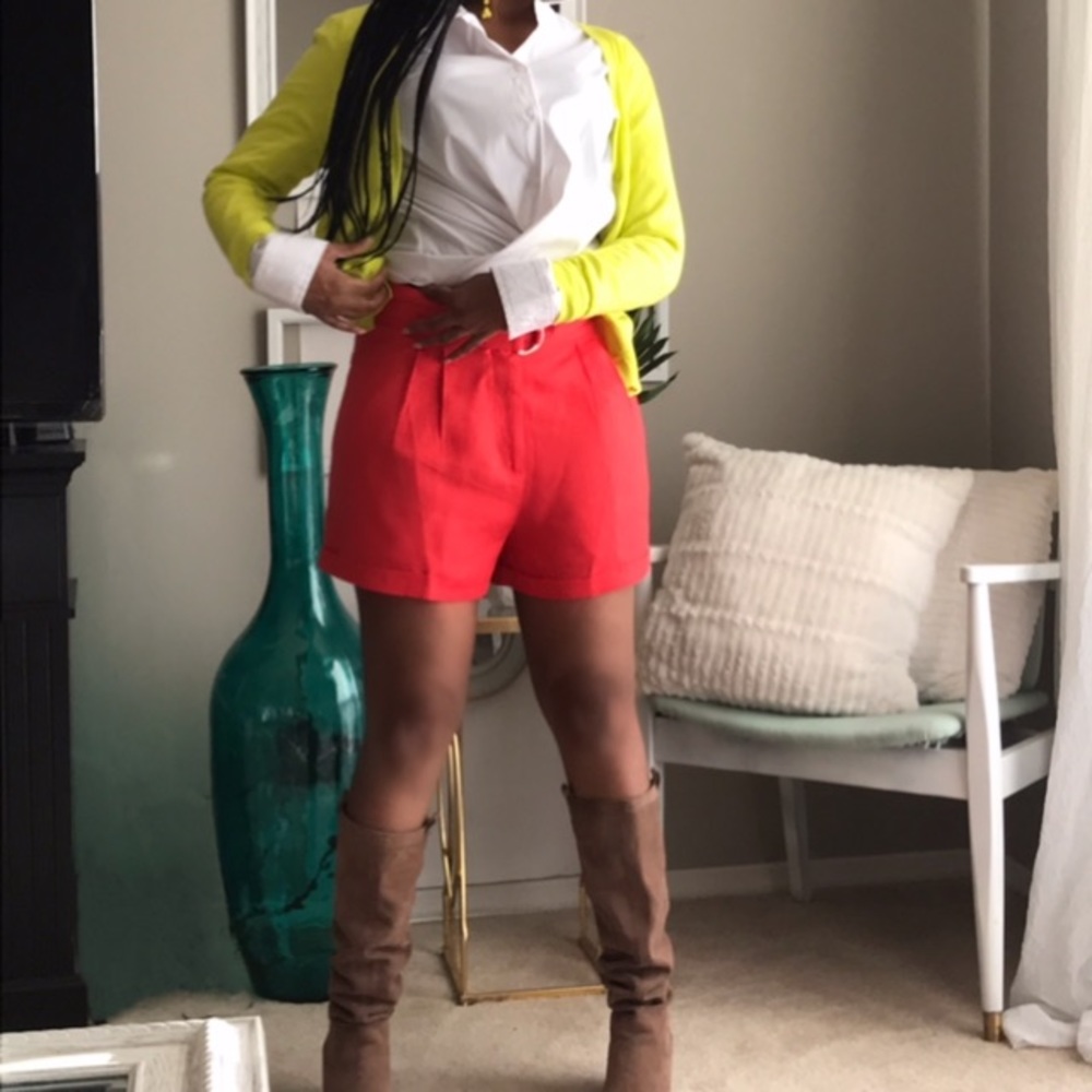 Coral/ Orange shorts